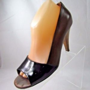 Lanvin ParisEte' 2010 Sz 40 /9.5 Brown Black Shoes